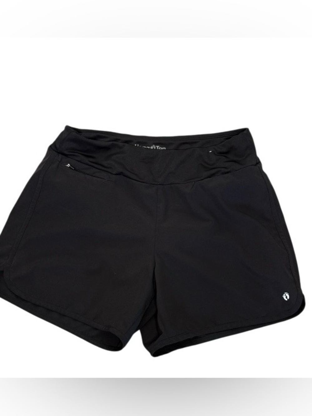 HANG TEN QUICK DRYING UPF 50+ HYBRID SHORT WITH INNER LINER in Black Size S - Picture 3 of 9